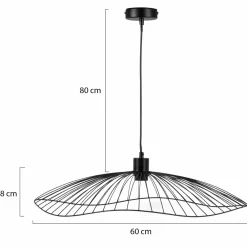Suspension luminaire filaire noire*IDMarket New