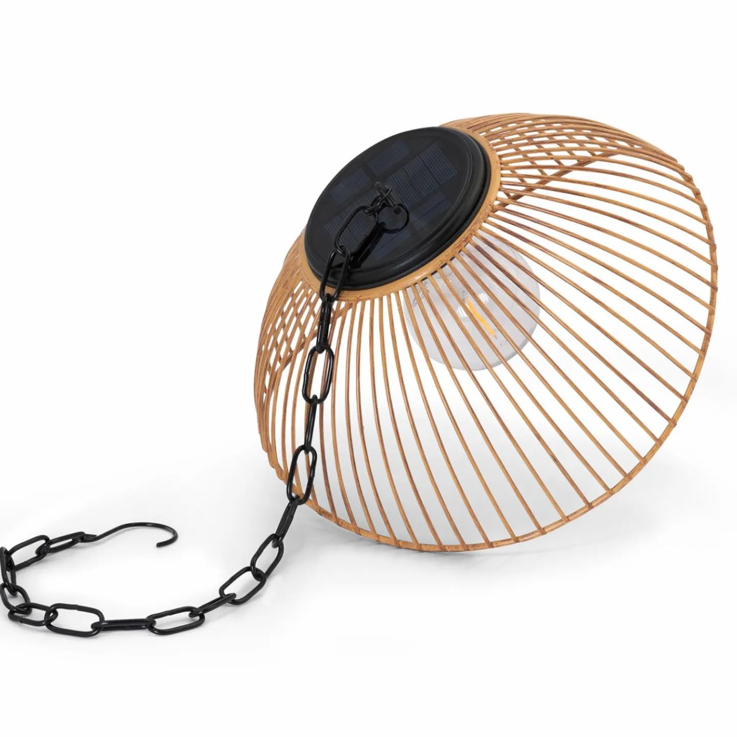 Suspension solaire extérieur métal et effet rotin*IDMarket Discount