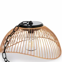 Suspension solaire extérieur métal et effet rotin*IDMarket Discount