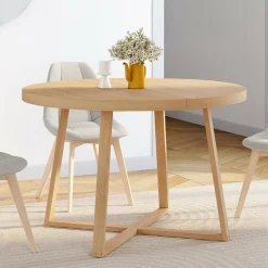 Table à manger 6 personnes en bois*IDMarket New