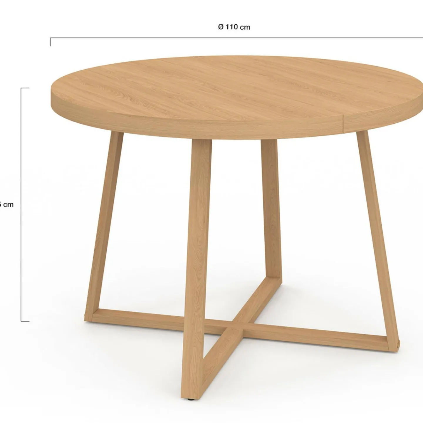 Table à manger 6 personnes en bois*IDMarket New