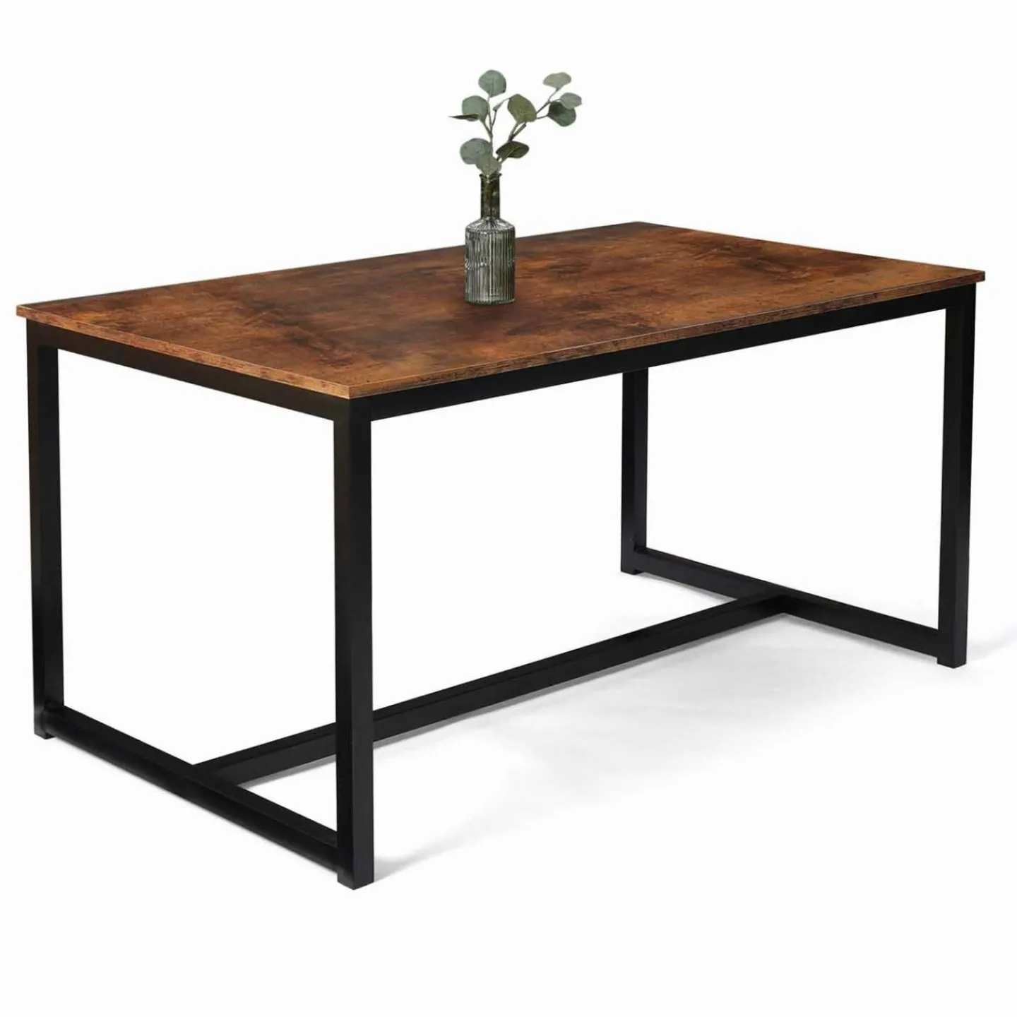 Table à manger 6 personnes style industriel 150 cm*IDMarket Best