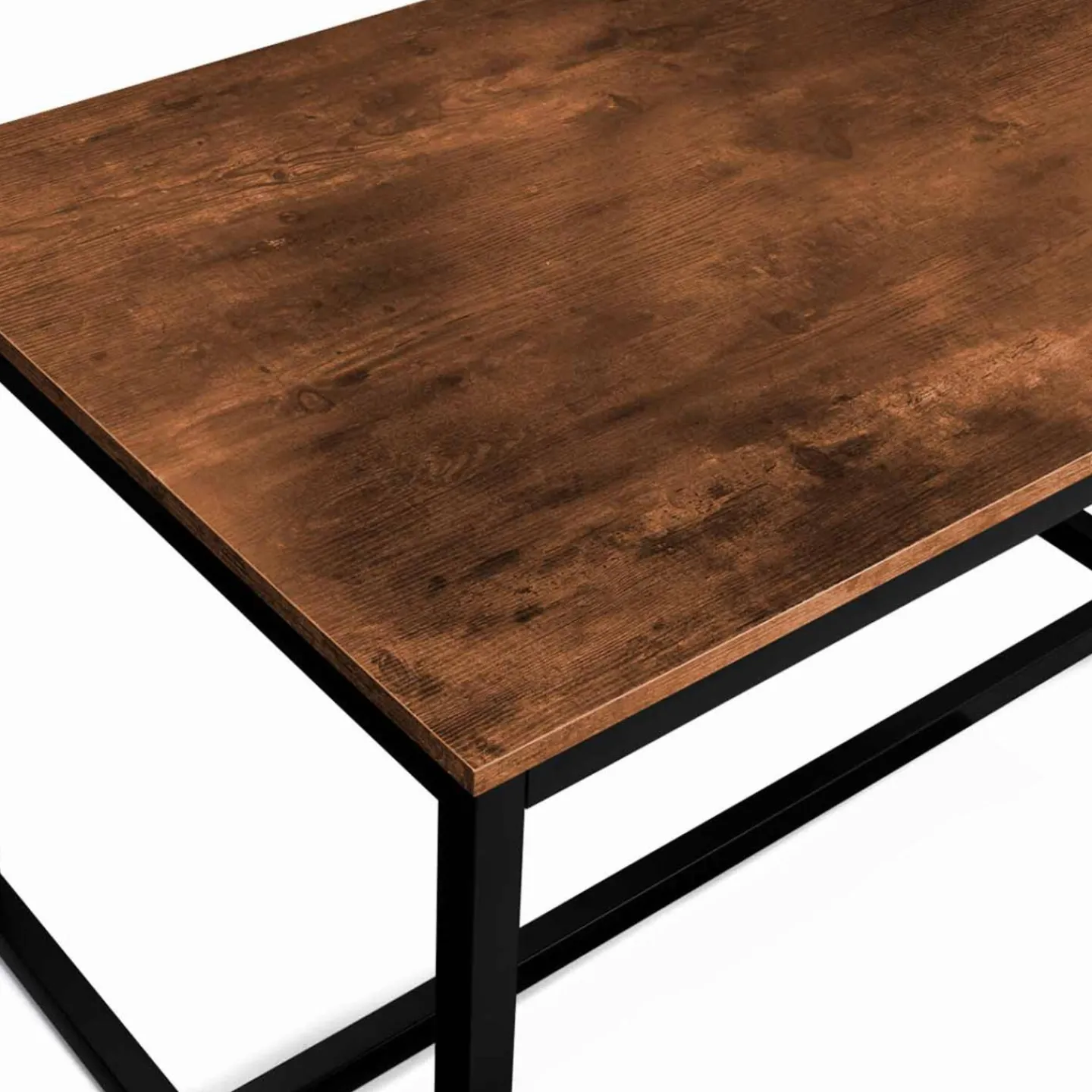 Table à manger 6 personnes style industriel 150 cm*IDMarket Best