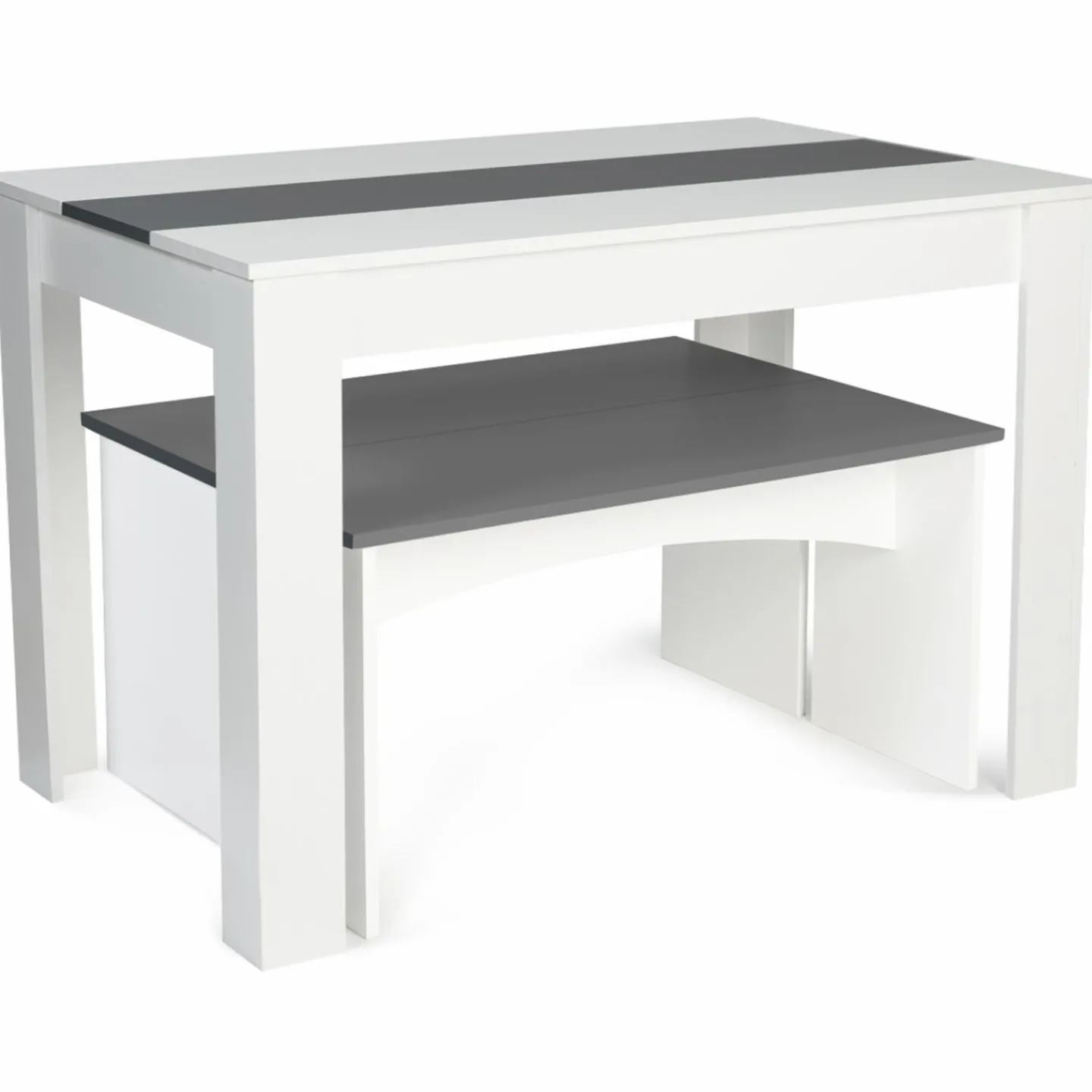 Table à manger avec banc 4 personnes*IDMarket Hot