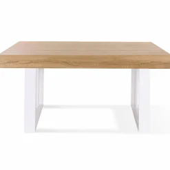 Table à manger bois 6 personnes pieds blancs*IDMarket Hot