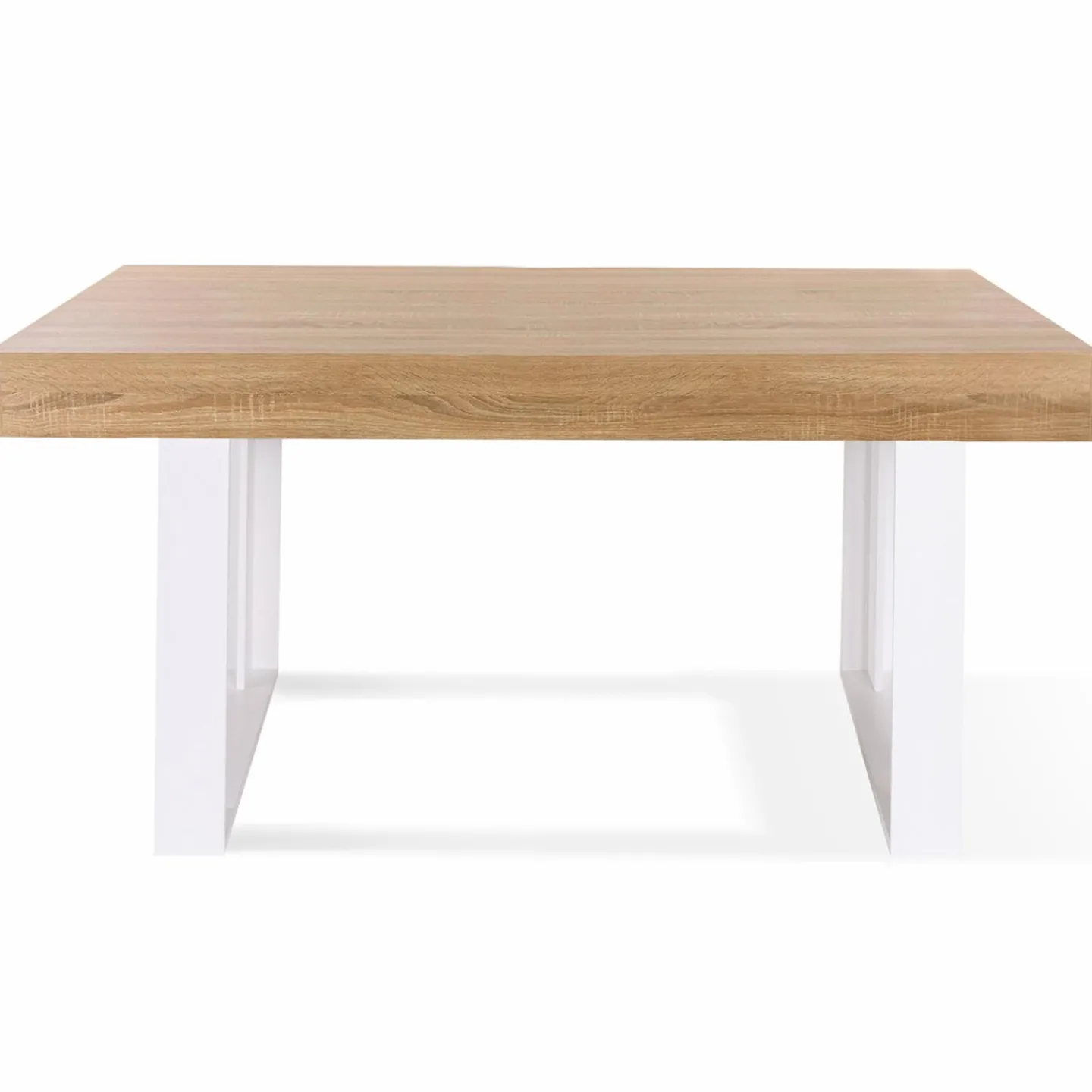 Table à manger bois 6 personnes pieds blancs*IDMarket Hot