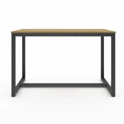 Table à manger bois et métal noir 120 cm*IDMarket Sale
