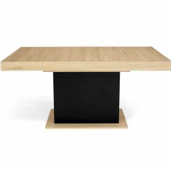 Table à manger bois et noir 8 personnes 160 cm*IDMarket Hot
