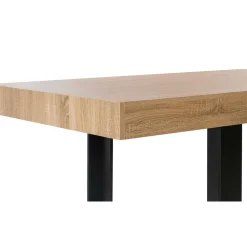 Table à manger bois et noir 200 cm*IDMarket Discount