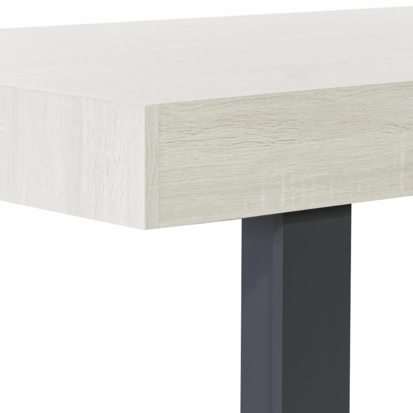 Table à manger bois gris 160 cm*IDMarket Clearance