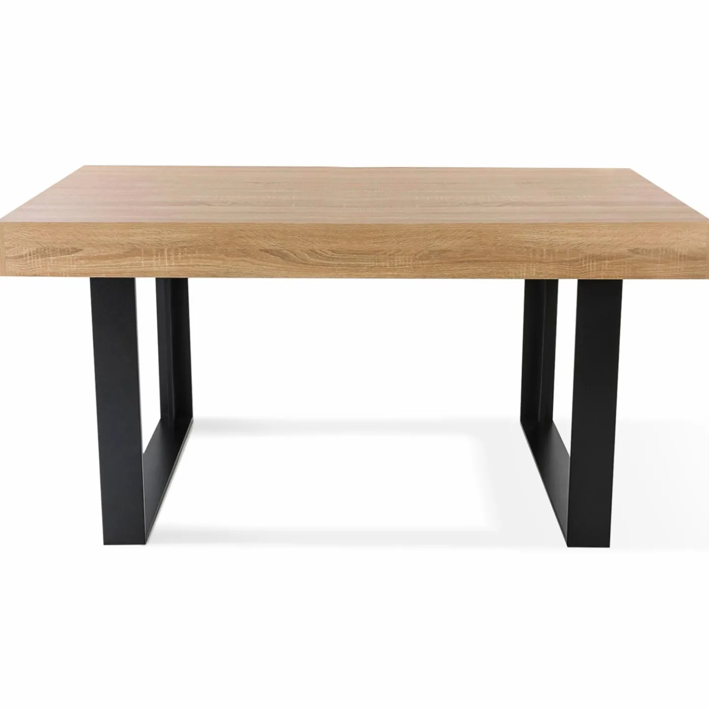Table à manger bois imitation hêtre 6 personnes*IDMarket Discount