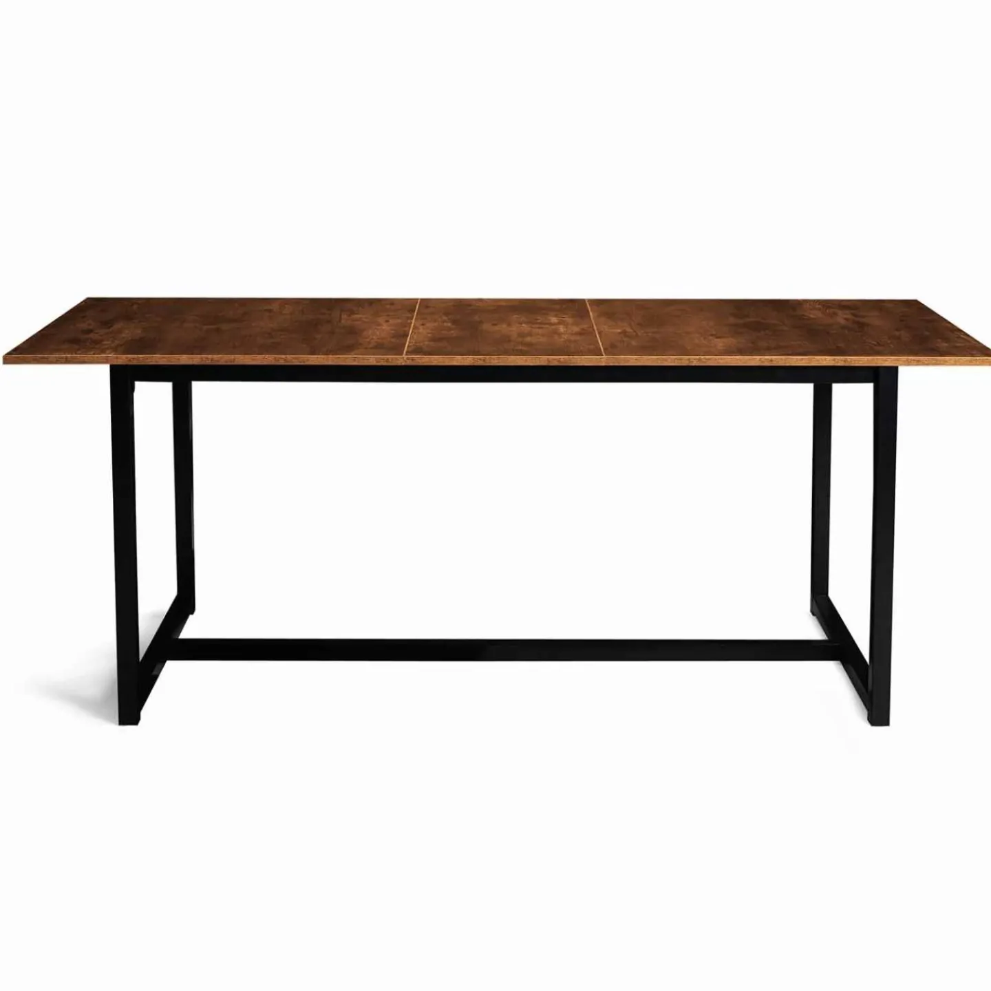 Table à manger extensible industrielle 6 à 10 personnes*IDMarket