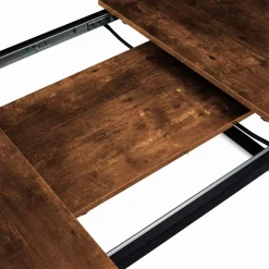 Table à manger extensible industrielle 6 à 10 personnes*IDMarket