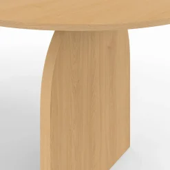 Table à manger extensible ovale 6-10 personnes 160 - 200 cm en bois façon hêtre*IDMarket Clearance