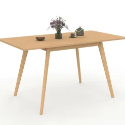 Table à manger extensible 4-8 places 110-150 cm effet bois*IDMarket
