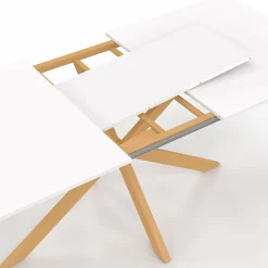 Table à manger extensible rectangle 6-10 personnes bois*IDMarket Best
