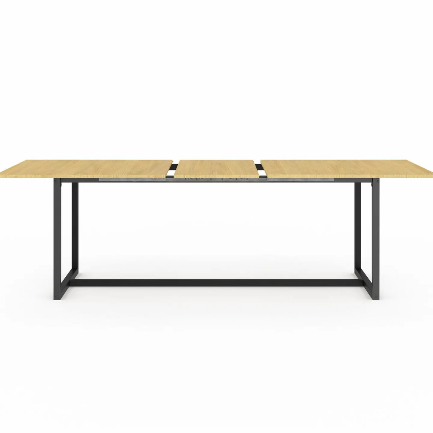 Table à manger industrielle extensible bois et métal 8-12 personnes*IDMarket