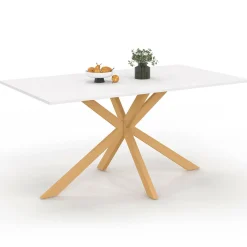 Table à manger rectangulaire 8 personnes pied araignée*IDMarket Best