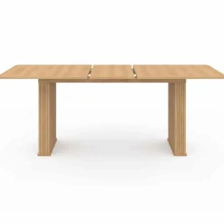 Table à manger rectangulaire extensible coloris bois 6-10 personnes*IDMarket Discount