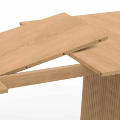 Table à manger rectangulaire extensible coloris bois 6-10 personnes*IDMarket Discount