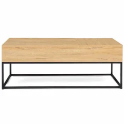 Table basse avec 2 plateaux relevables style industriel*IDMarket Sale