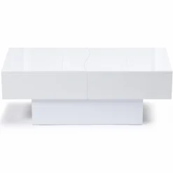 Table basse blanc brillant*IDMarket Online