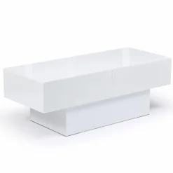 Table basse blanc brillant*IDMarket Online