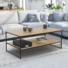 Table basse bois métal industriel*IDMarket Online
