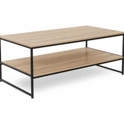 Table basse bois métal industriel*IDMarket Online