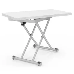 Table basse convertible en table à manger blanche*IDMarket Hot