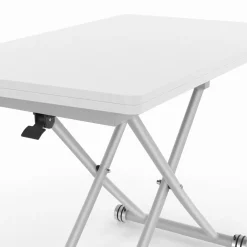 Table basse convertible en table à manger blanche*IDMarket Hot