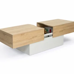 Table basse design avec rangement mini bar intégré*IDMarket Hot