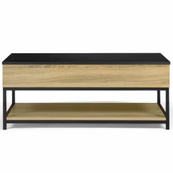 Table basse rectangle design industriel*IDMarket Hot