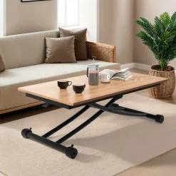 Table basse relevable en table à manger industrielle*IDMarket Clearance