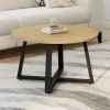 Table basse ronde 70 cm*IDMarket New