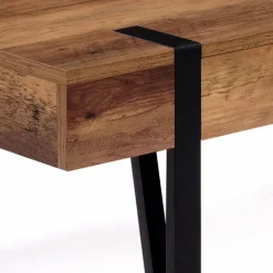 Table basse style industriel 1 tiroir pied épingle*IDMarket Clearance