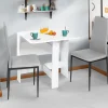 Table console blanche en bois*IDMarket Discount