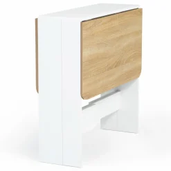 Table console bois blanc et imitation hêtre*IDMarket New