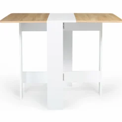 Table console bois blanc et imitation hêtre*IDMarket New