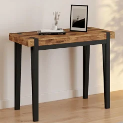 Table console extensible 10 personnesdesign industriel 235 cm*IDMarket Discount