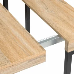 Table console extensible TORONTO 14 personnes 300 cm design industriel*IDMarket Discount