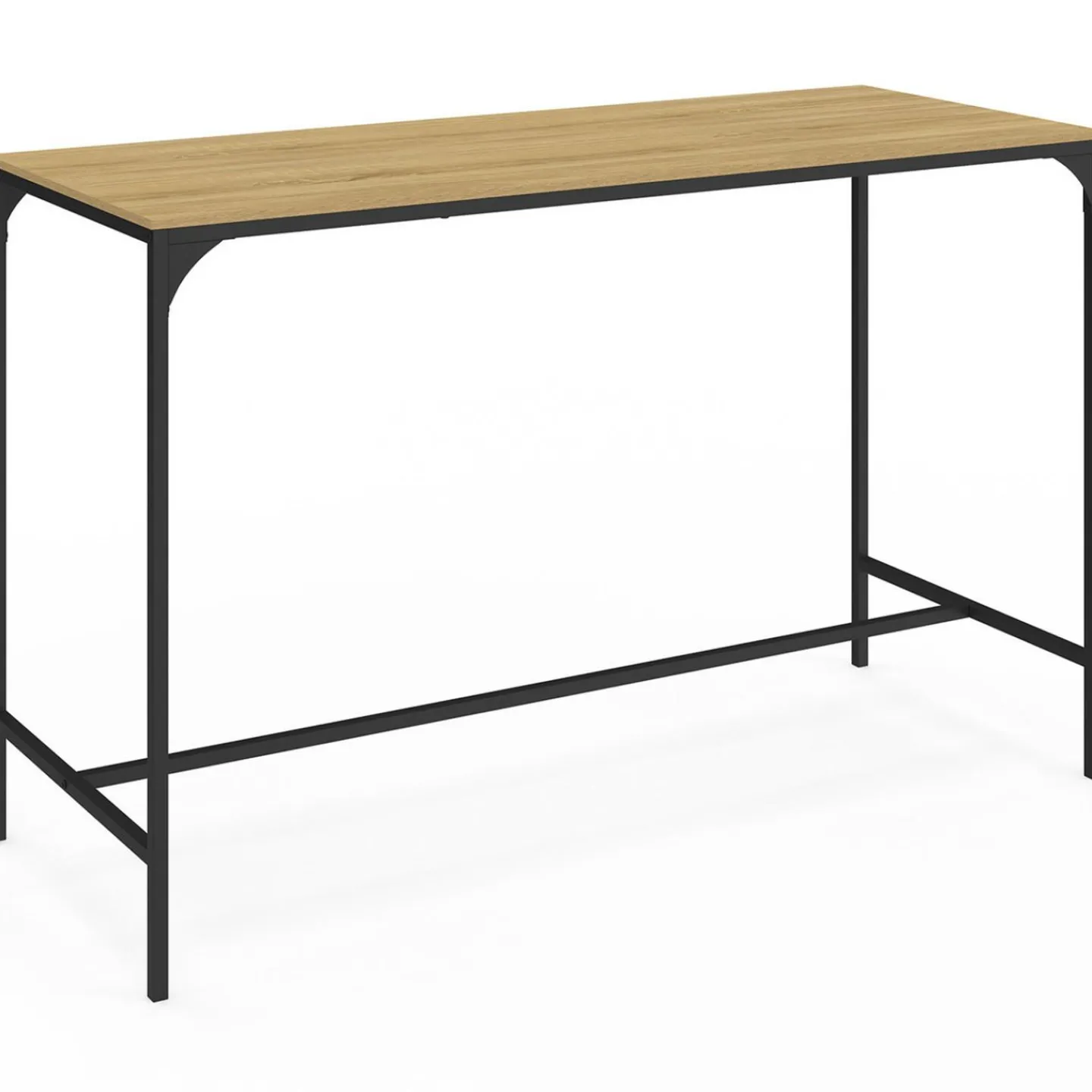 Table de bar design industriel avec 6 chaises*IDMarket Outlet