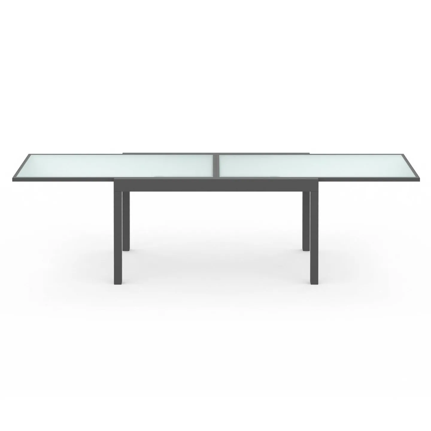 Table de jardin extensible 12 places grise avec chaises*IDMarket Discount