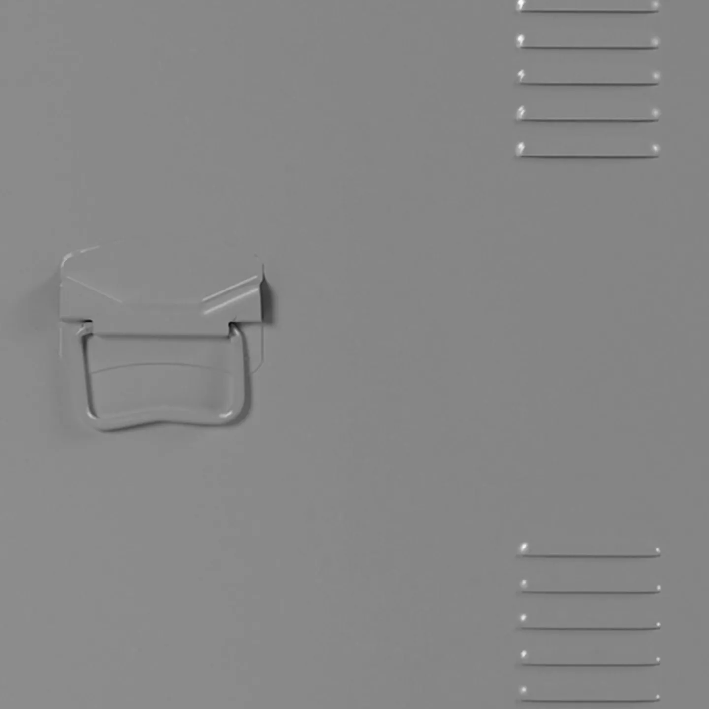 Table de nuit en métal gris foncé style industriel*IDMarket New