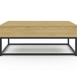 Table de salon industrielle avec plateau relevable*IDMarket Discount