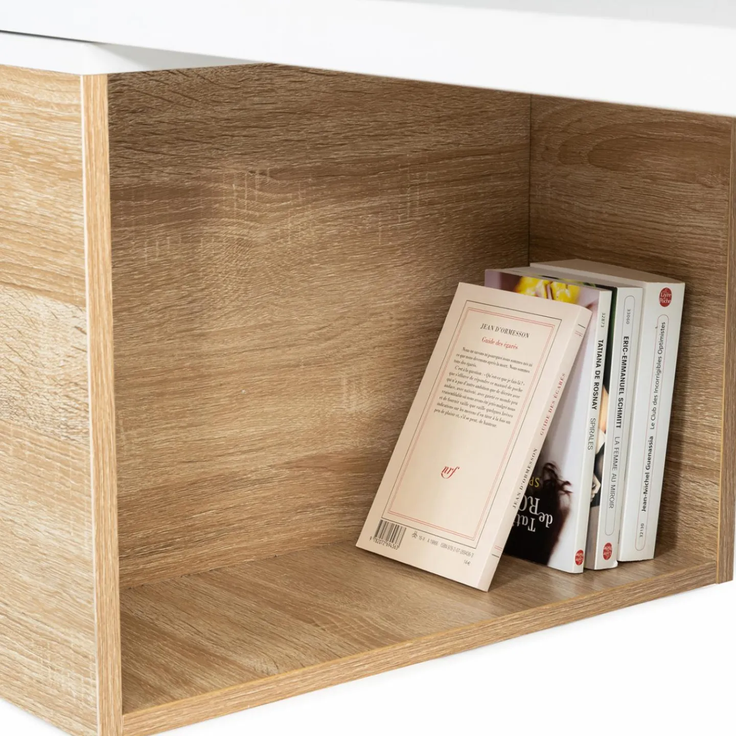 Table de salon rotative avec coffre de rangement*IDMarket