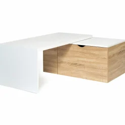 Table de salon rotative avec coffre de rangement*IDMarket