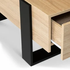 Table de salon style industriel avec tiroirs*IDMarket Hot