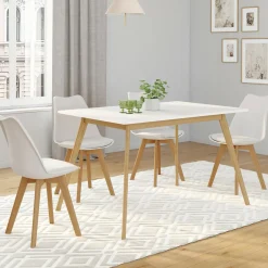 Table extensible scandinave blanche*IDMarket Outlet