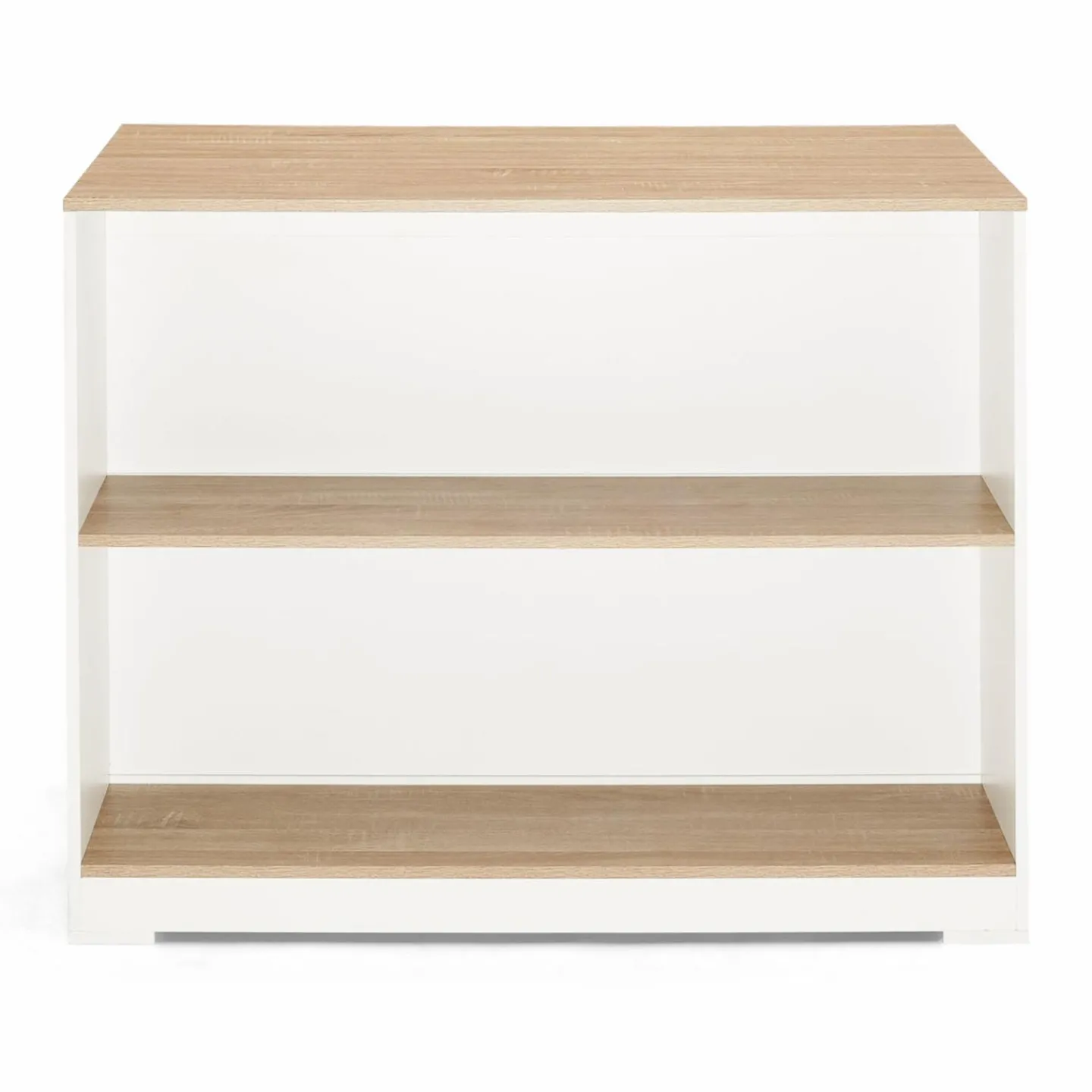 Table haute îlot de cuisine blanche et bois*IDMarket Clearance